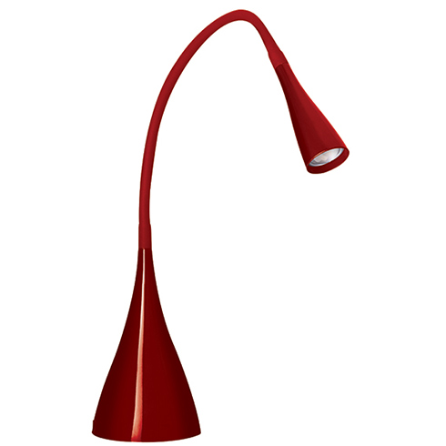 - Íróasztali LED lámpa Clarisa 4.6W - piros