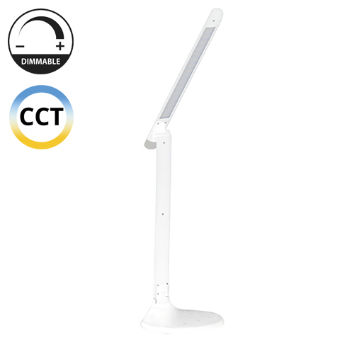 ISTI LED-W asztali lámpa (9Watt/110°) állítható színhőmérséklet, szabályozható fényerő, fehér
