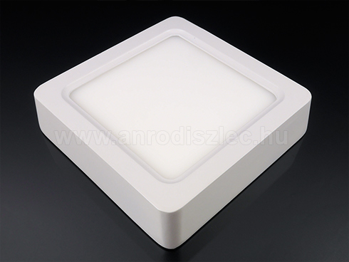 Falon kívüli LED panel 15W (négyzet, ívelt) meleg (2 db)