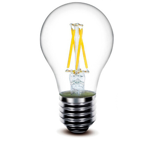 LED lámpa E27 (4W/300°) izzószálas, üveg, meleg f. (2 db)
