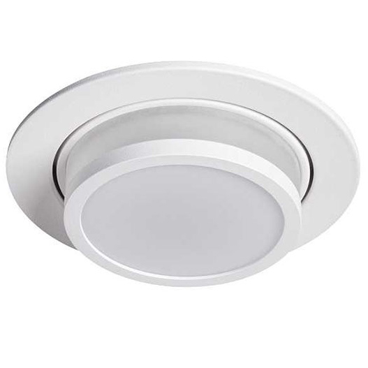 Beépíthető spot lámpatest AEGO DSO-B kör, alu, fehér