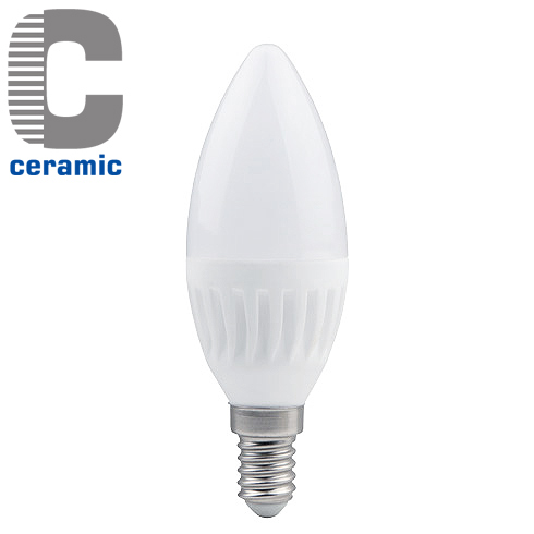 E14 LED lámpa (8W/210°) Gyertya - meleg fehér Dun Ceramic