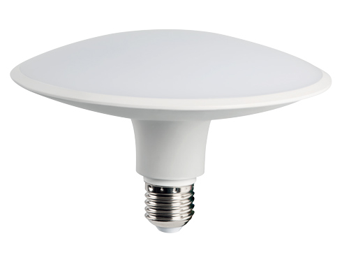 E27 LED lámpa (14W/160°) UFO R130 - meleg fehér