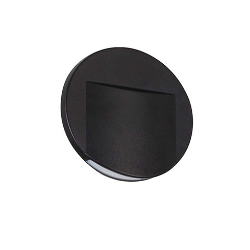 LED lépcsőlámpa Erinus LED O (12V/0.8W) természetes fehér, fekete