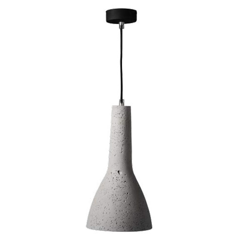 Beton hatású függeszték lámpa E27 izzóhoz, Etissa (17 cm búra)