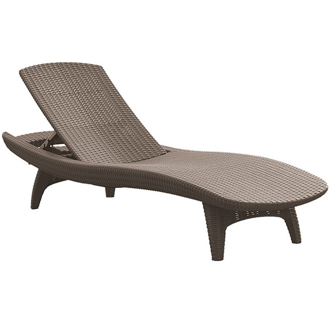 Pacific műrattan napozóágy - cappuccino napágy