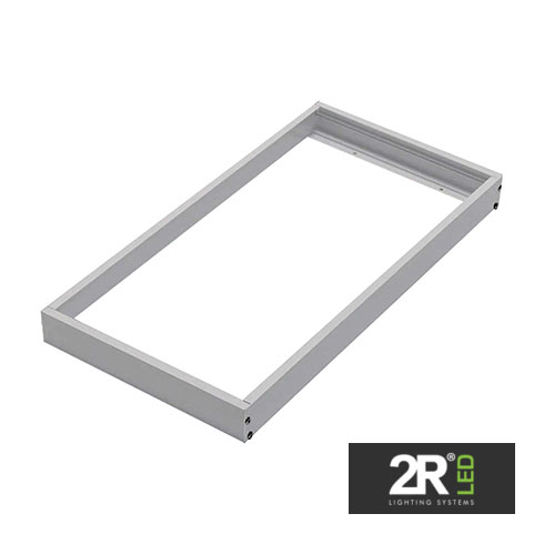 LED panel kiemelő, falonkívüli beépítőkeret (60x30x6cm) lapraszerelt, csavaros