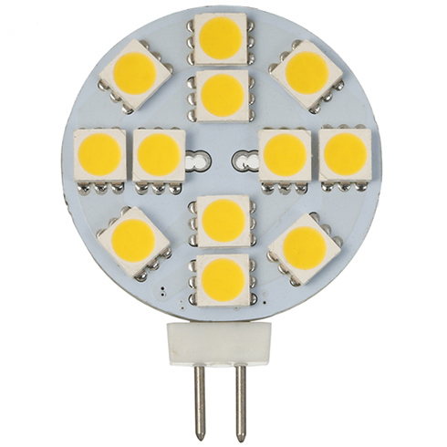 LED lámpa G4 (2.4W/120°) Tárcsa - meleg fehér