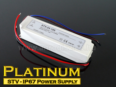 Tápegység 24 Voltos LED-hez IP67 Kültéri (24VDC/4.1A/100W)