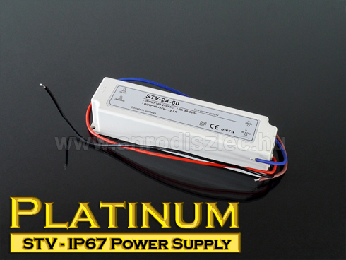 Tápegység 24 Voltos LED-hez IP67 Kültéri (24VDC/2.5A/60W)