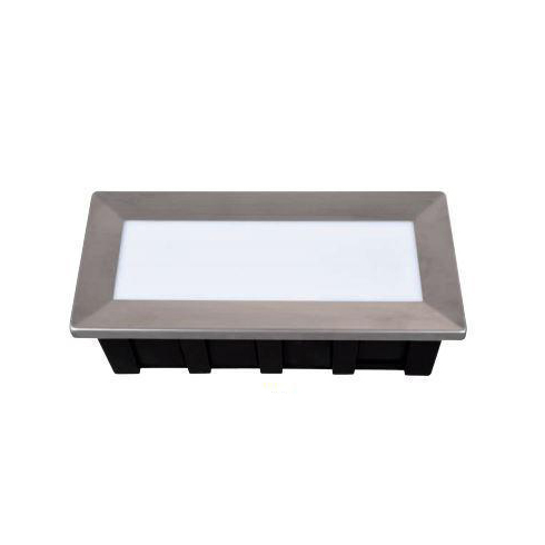 Kültéri süllyesztett LED lámpatest, négyzet alakú (3.5 Watt - 6000K) IP65
