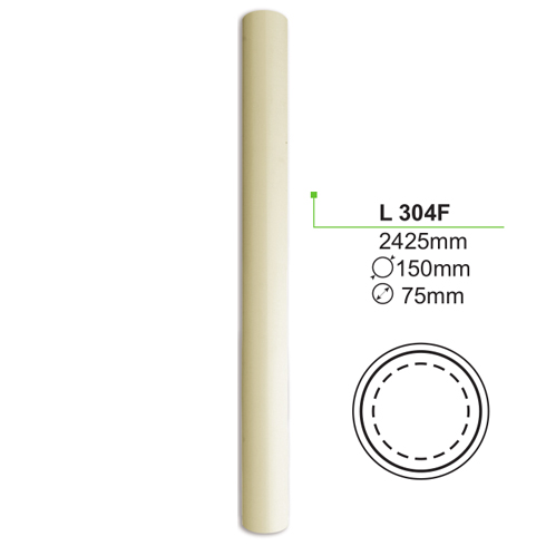 Kör oszlop L 304F - teljes oszlop sima felülettel (242 cm)