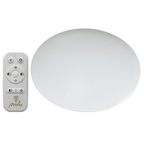 Mennyezeti  LED lámpa (65W - kör) csillogó effekt, több színhőm+fényerő állítás (íves)