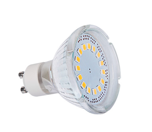 LED lámpa GU10 (COB2835x15/4W/120°) meleg fehér