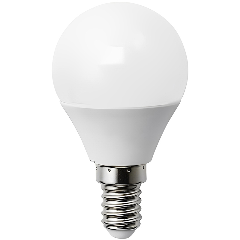E14 LED lámpa (7.5W/200°) Kisgömb - meleg fehér (IQ LED - TÜV)
