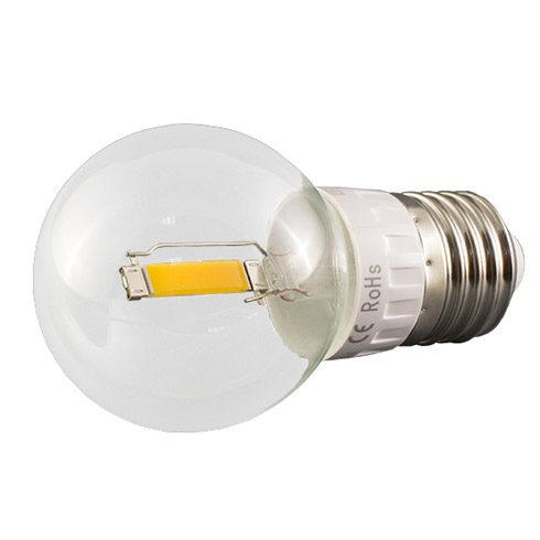 LED lámpa E27 Filament (2W/300°) Gyertya - meleg fehér