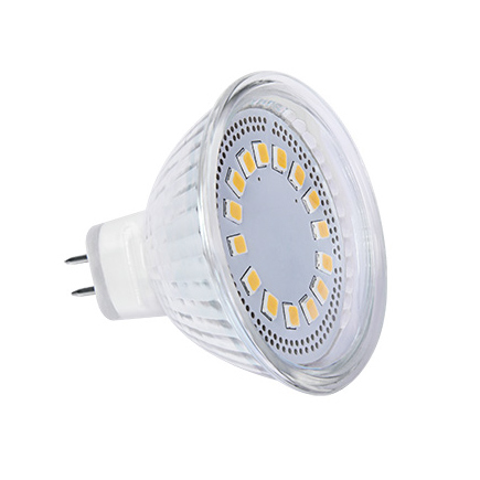 LED lámpa MR16 (COB 2835x15/4W/120°) meleg fehér