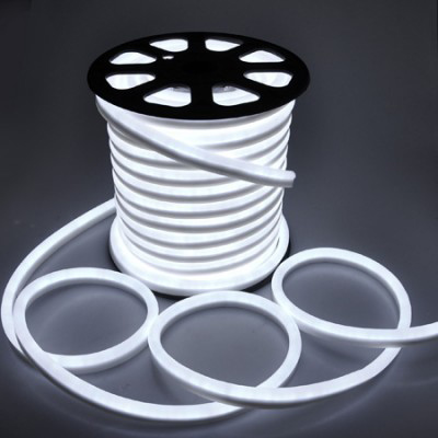 LED Neon csík (flexibilis) 80 LED/méter, 4.8W, hideg fehér