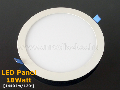 Mini kör LED panel (225 mm) 18W - meleg fehér