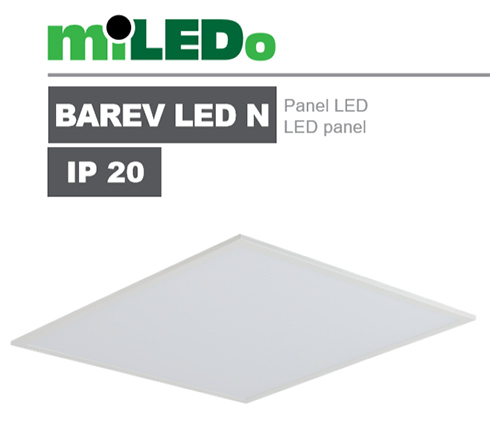 LED panel (600 x 600mm) 45W - természetes fehér (Barev)