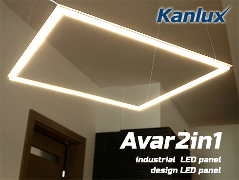 Design LED panel Avar (600 x 600 mm) 40W - természetes fehér