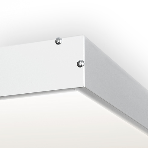 LED panel kiemelő, falonkívüli beépítőkeret (60x60cm) lapraszerelt, csavaros