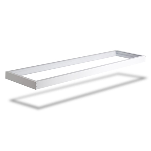 LED panel kiemelő, falonkívüli beépítőkeret (120x30cm) Premium Line, fehér