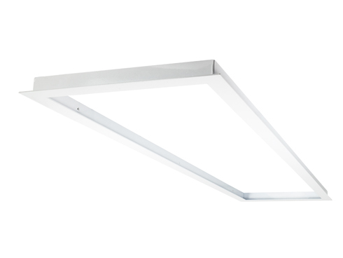 Gipszkarton síkjába süllyeszthető nagy méretű LED panel tartó - keret Gipszkarton síkjába süllyeszthető nagy méretű LED panel tartó - keret