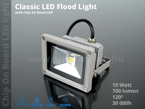 LED reflektor (10W/120°) Természetes fehér