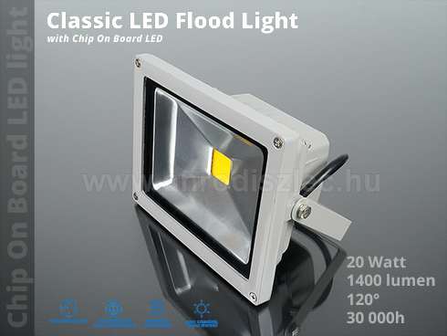 LED reflektor (20W/120°) Természetes fehér