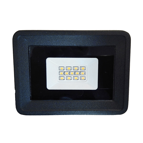 SMD2 LED reflektor fekete (10W/100°) - Hideg fehér
