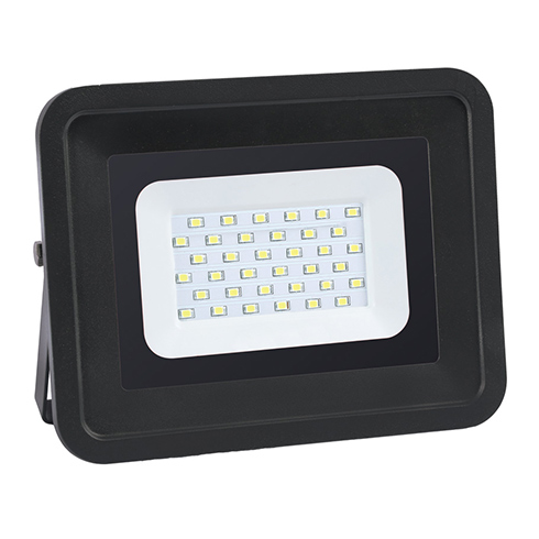 SMD2 LED reflektor fekete (20W/100°) - Hideg fehér