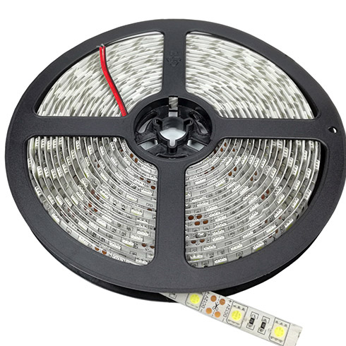 LED szalag kültéri 5050-60 (12 Volt) - hideg fehér DEKOR!