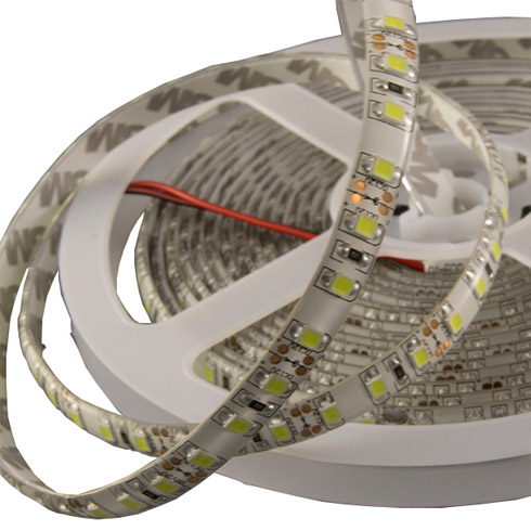 LED szalag kültéri 3528-120 (12 Volt) - hideg fehér DEKOR!