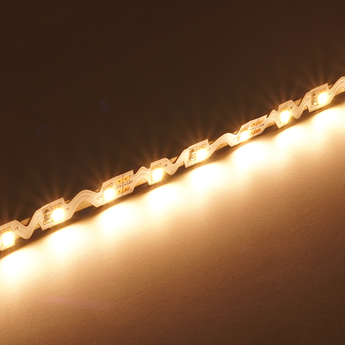 LED szalag beltéri hajlítható 2835-60 (12 Volt) - meleg fehér Kifutó!
