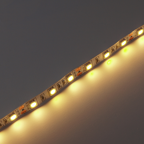 LED szalag beltéri 5050-60 (12 Volt) - meleg fehér DEKOR
