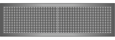 Világító LED reklámtábla - fényújság, WIFI (P10 Fehér) 16x64 cm