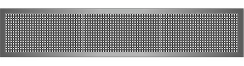 Világító LED reklámtábla - fényújság, WIFI (P10 Fehér) 16x96 cm