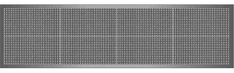 Világító LED reklámtábla - fényújság, WIFI (P10 Fehér) 32x128 cm