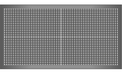 Világító LED reklámtábla - fényújság, WIFI (P10 Fehér) 32x64 cm