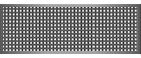 Világító LED reklámtábla - fényújság, WIFI (P10 Fehér) 32x96 cm