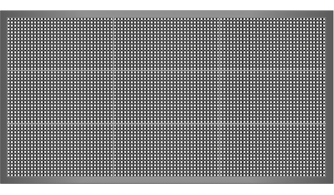 Világító LED reklámtábla - fényújság, WIFI (P10 Fehér) 48x96 cm