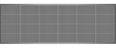 Világító LED reklámtábla - fényújság, WIFI (P10 Fehér) 64x192 cm