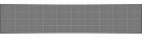 Világító LED reklámtábla - fényújság, USB (P10 Fehér) 64x320 cm