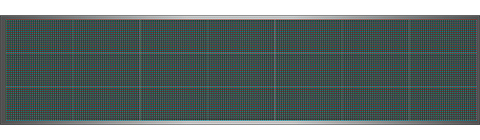 Világító LED reklámtábla - videófal, USB (P13 RGB) 48x224 cm