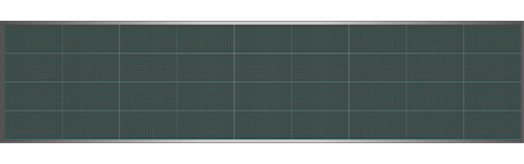Világító LED reklámtábla - videófal, USB (P13 RGB) 64x288 cm