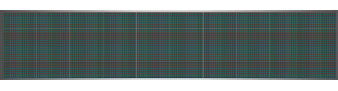 Világító LED reklámtábla - videófal, USB (P13 RGB) 64x320 cm