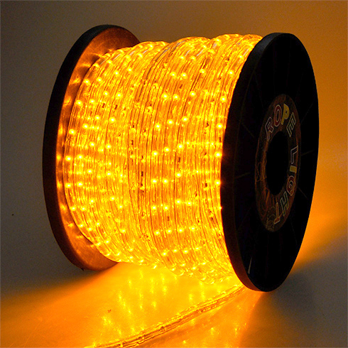 LED fénykábel 23 LED/2W (50 méter) Sárga