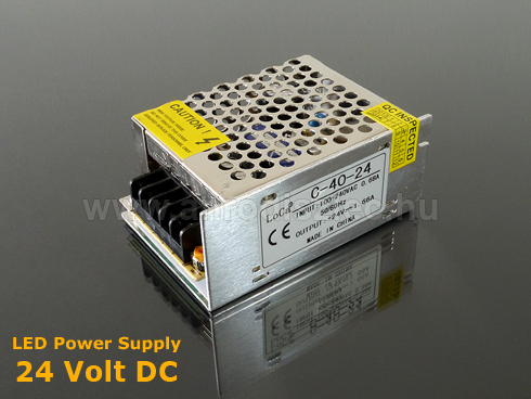 LED tápegység 24 Volt, ipari (40W/1.66A) Slim (vékony)