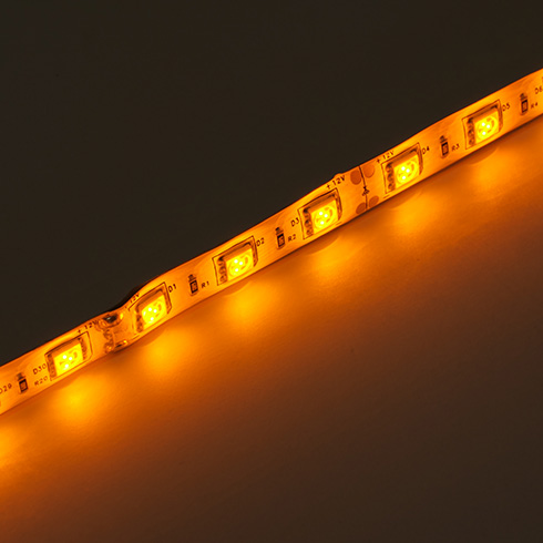 LED szalag kültéri 5050-60 (12 Volt) - sárga, 5m